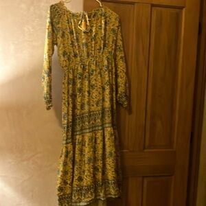 Summer Maxi dress Vibrant color